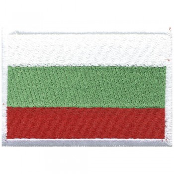 Aufnäher Länderflagge - Bulgarien - 20449 - Gr. ca. 8 x 5cm