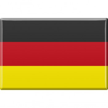 Magnet - Deutschland - Germany - Gr. ca. 8cm x 5,5cm -38938 Länderwappen Flagge