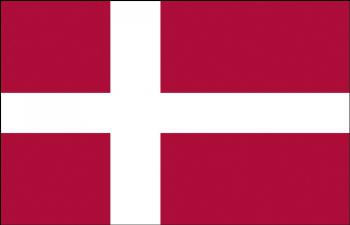 Auto-Flagge - Dänemark - Gr. ca. 40x30cm - 78039 - Flagge mit Klemmstab, Autoländerfahne