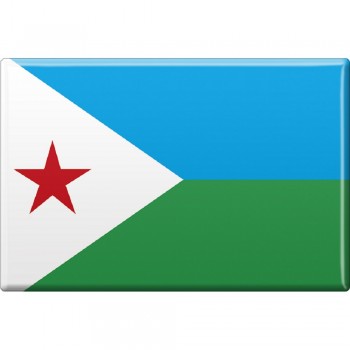 Küchenmagnet - Länderflagge Dschibuti - Gr.ca. 8x5,5 cm - 38031 - Magnet