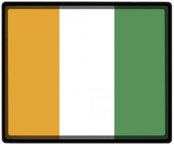 Mousepad Mauspad mit Motiv - Elfenbeinküste Fahne - 82046 - Gr. ca. 24  x 20 cm