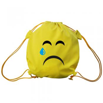 Trend-Bag mit Aufdruck - Emoji Smilie -  65212 - Turnbeutel Sporttasche Rucksack