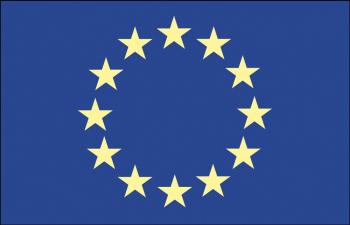 Stockländerfahne - Europa - Gr. ca. 40x30cm - 77048 - Schwenkfahne Länderflagge
