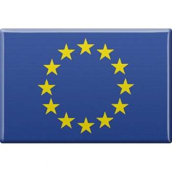 Küchenmagnet - Länderflagge Europa - Gr.ca. 8x5,5 cm - 38034 - Magnet