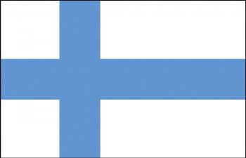 Auto-Länderflagge - Finnland - Gr. ca. 40x30cm - 78050 - Flagge mit Klemmstab  Autoländerfahne