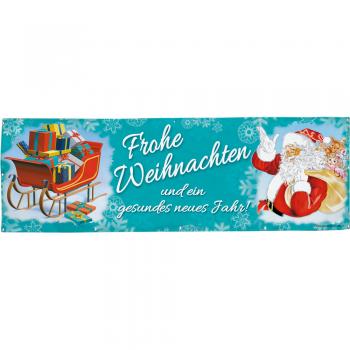 Werbebanner Spannband mit Druck  Frohe Weihnachten... Gr. ca. 300 x 100 cm   309979