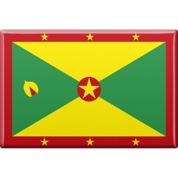 Kühlschrankmagnet - Länderflagge Grenada - Gr. ca. 8x5,5 cm - 38040 - Magnet