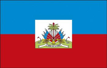 Stockländerfahne - Haiti - Gr. ca. 40x30cm - 77062 - Flagge Länderfahne