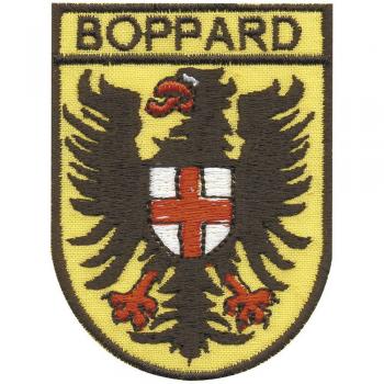 AUFNÄHER Patches Applikation - Wappen BOPPARD - 00490 Gr. ca. 5,5 x 7,5 cm