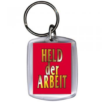 Schlüsselanhänger - HELD DER ARBEIT - Gr. ca. 6x4cm - 03381