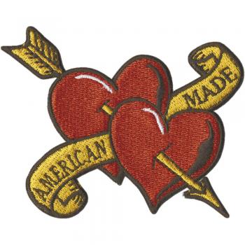 Aufnäher - AMERICAN MADE - 04662 - Gr. ca. 11 x 10 cm - Patches Stick Applikation