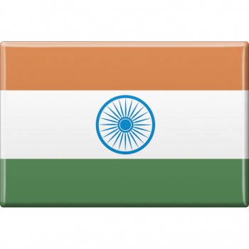 Küchenmagnet - Länderflagge Indien - Gr.ca. 8x5,5 cm - 38046 - Magnet