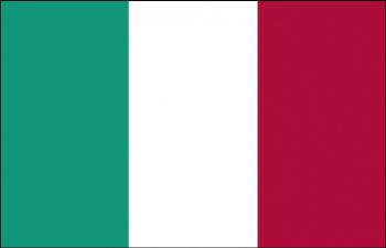 Autoscheibenflagge - Italien - Gr. ca. 40x30cm - 78070 - Flagge mit Klemmstab - Autoländerfahne