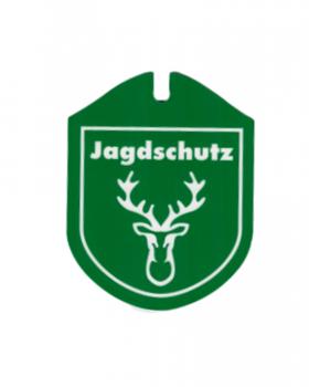 Kunstoff Einsatzschild Autoschild für Windschutzscheibe - Jagdschutz - 308194 - incl. Wappen