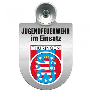 Einsatzschild Windschutzscheibe incl. Saugnapf - Jugendfeuerwehr im Einsatz - 393822 - Region Thüringen