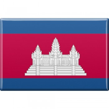Kühlschrankmagnet - Länderflagge Kambodscha - Gr.ca. 8x5,5 cm - 38055 - Magnet
