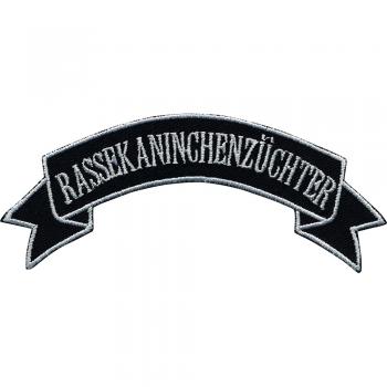 Aufnäher - Rassekaninchenzüchter - 00604 - Gr. ca. 12,5 x 5 cm - Patches Stick Applikation