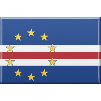 Kühlschrankmagnet - Länderflagge KapVerde - Gr.ca. 8x5,5 cm - 38057 - Magnet