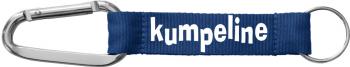 Karabiner- Schlüsselanhänger - Kumpeline - Gr. ca. 2x16cm - 13424 - Keyholder mit Print