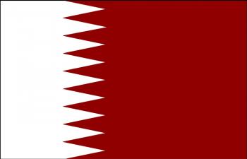 Flagge Stockländerfahne - Katar - Gr. ca. 40x30cm - 77080 - Schwenkfahne