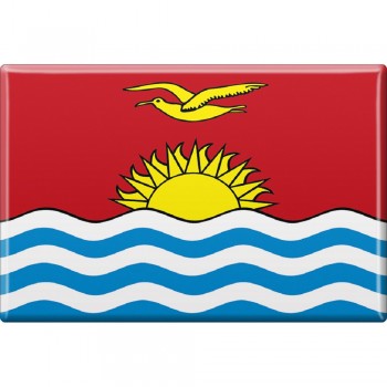 Kühlschrankmagnet - Länderflagge Kiribati - Gr.ca. 8x5,5 cm - 38062 - Magnet