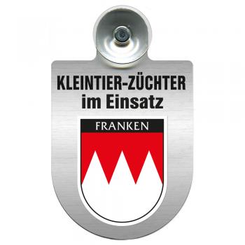 Einsatzschild Windschutzscheibe incl. Saugnapf - Kleintierzüchter im Einsatz - 309360-18 Region Franken