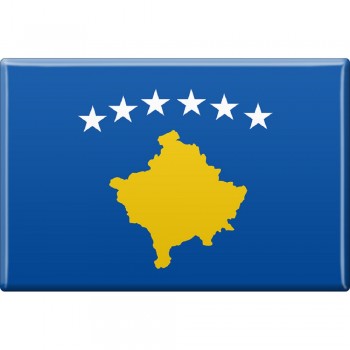 Küchenmagnet - Länderflagge Kosovo - Gr.ca. 8x5,5 cm - 38064 - Magnet