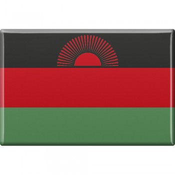 Küchenmagnet - Länderflagge Malawi - Gr.ca. 8x5,5 cm - 38075 - Magnet