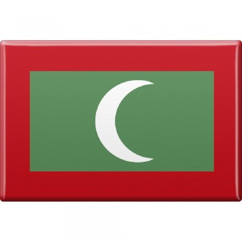 Kühlschrankmagnet - Länderflagge Malediven - Gr.ca. 8x 5,5 cm - 38077 - Magnet