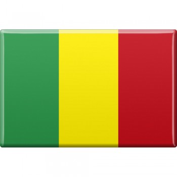 Kühlschrankmagnet - Länderflagge Mali - Gr.ca. 8x5,5 cm - 38078 - Magnet