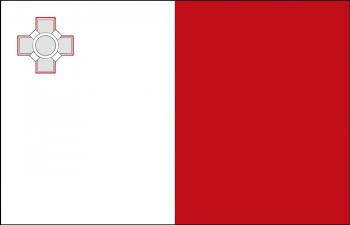 Dekofahne - Malta- Gr. ca. 150 x 90 cm - 80102 - Deko-Länderflagge