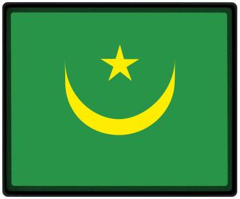 Mousepad Mauspad mit Motiv - Mauretanien Fahne Fußball Fußballschuhe - 82104 - Gr. ca. 24  x 20 cm
