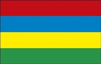 Schwenkfahne - Mauritius - Gr. ca. 40x30cm - 77105 - Flagge Stockländerfahne
