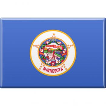MAGNET - US-Bundesstaat Minnesota - Gr. ca. 8 x 5,5 cm - 37123 - Küchenmagnet
