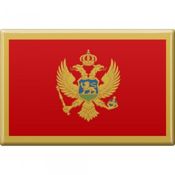 Kühlschrankmagnet - Länderflagge Montenegro - Gr.ca. 8x5,5 cm - 38088 - Magnet