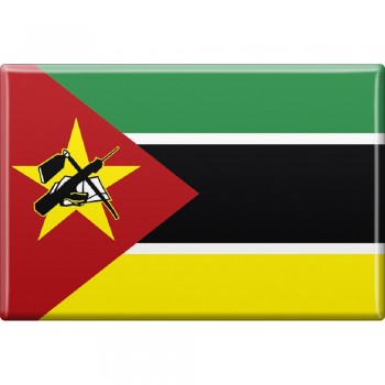 Kühlschrankmagnet - Länderflagge Mosambik - Gr.ca. 8x5,5 cm - 38089 - Magnet