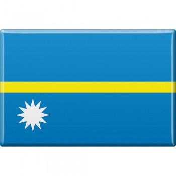 Kühlschrankmagnet - Länderflagge Nauru - Gr.ca. 8x5,5 cm - 38091 - Magnet