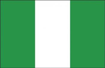 Dekofahne - Nigeria - Gr. ca. 150 x 90 cm - 80121 - Deko-Länderflagge