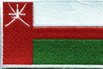 Aufnäher - Oman Fahne - 21643 - Gr. ca. 8 x 5 cm
