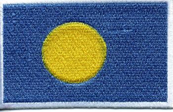 Aufnäher - Palau Fahne - 21646 - Gr. ca. 8 x 5 cm