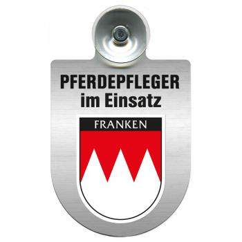 Einsatzschild Windschutzscheibe incl. Saugnapf - Pferdepfleger im Einsatz - 309784 - Region Franken