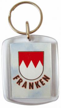 Schlüsselanhänger - Franken - 03348 Gr. ca. 4 x 5 cm