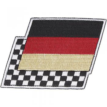 AUFNÄHER - Ziel- und Deutschlandflagge - 04638 Gr. ca. 7 x 5 cm