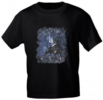 KINDER T-Shirt mit Print - Rottweiler - 08227 schwarz - ©Kollektion Bötzel - Gr. 110-164