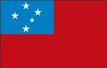 Dekofahne - Samoa - Gr. ca. 150 x 90 cm - 80141 - Deko-Länderflagge
