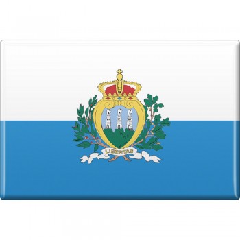 Kühlschrankmagnet - Länderflagge San Marino - Gr.ca. 8x5,5 cm - 37813 - Magnet