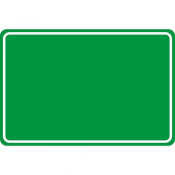Schild Kunststoffschild Warnschild zum selbst beschriften - 308959/3 grün - Gr. ca. 25 x 15 cm