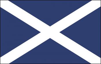 Aufkleber Länderfahne Flagge - Scotland Schottland - 301213 - Gr. ca. 9,5 x 6,5 cm