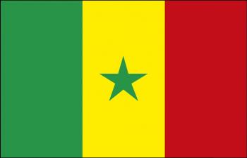 Dekofahne - Senegal - Gr. ca. 150 x 90 cm - 80145 - Deko-Länderflagge