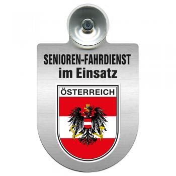 Einsatzschild Windschutzscheibe incl. Saugnapf - Senioren Fahrdienst im Einsatz - 309725 Region Österreich